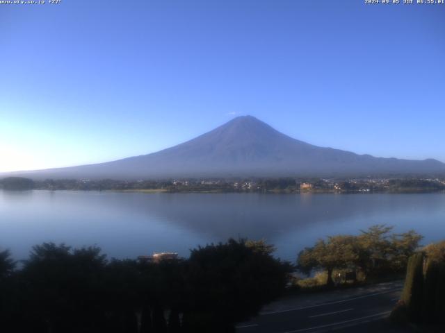 河口湖からの富士山