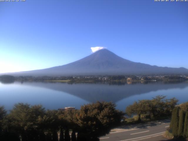 河口湖からの富士山