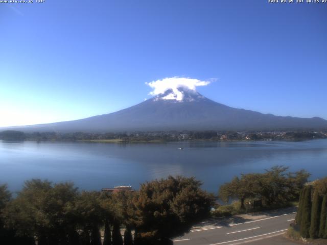 河口湖からの富士山