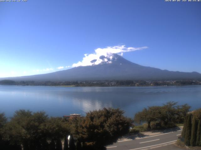 河口湖からの富士山