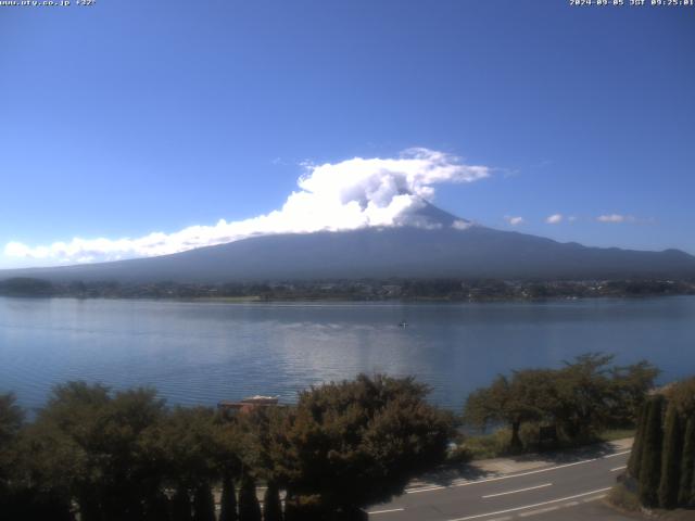 河口湖からの富士山