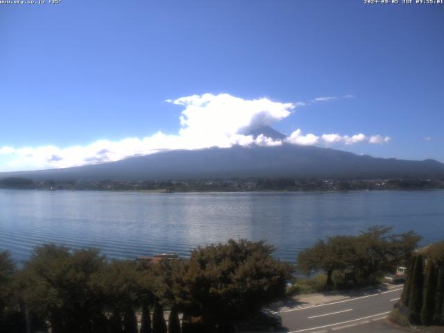 河口湖からの富士山