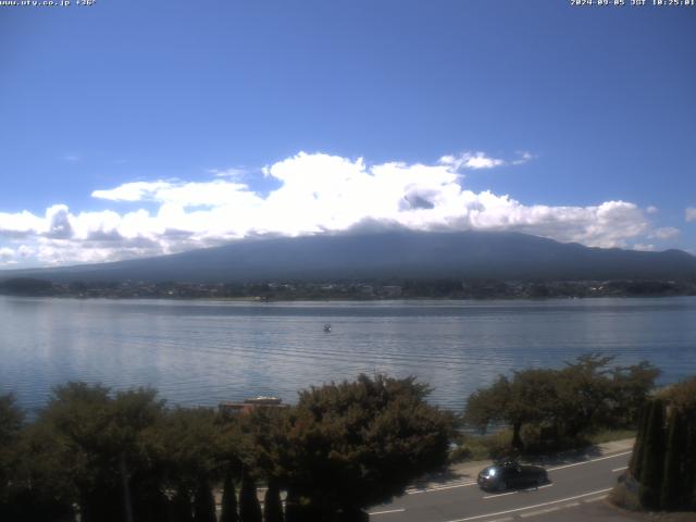 河口湖からの富士山