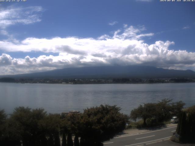 河口湖からの富士山