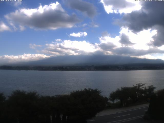 河口湖からの富士山