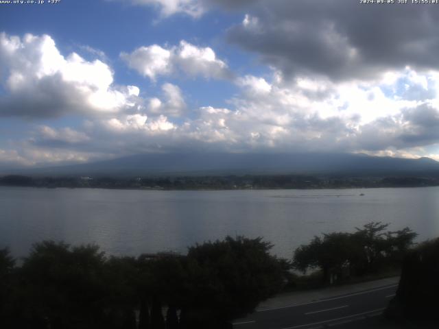 河口湖からの富士山