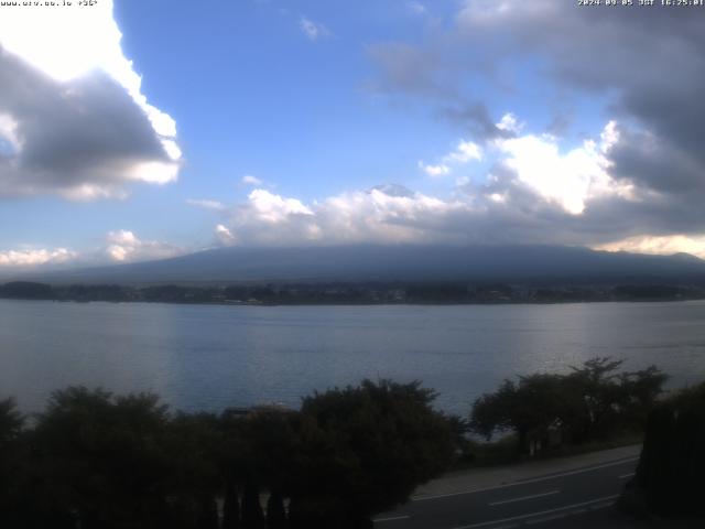 河口湖からの富士山