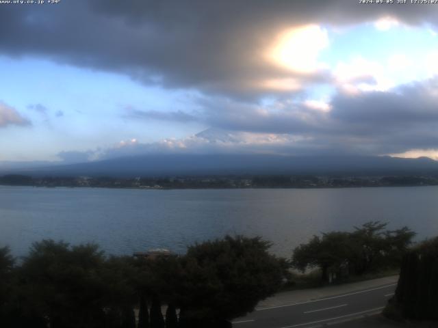 河口湖からの富士山