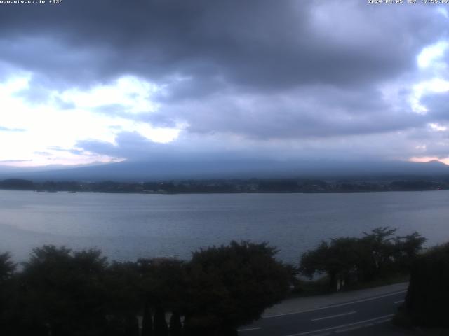 河口湖からの富士山