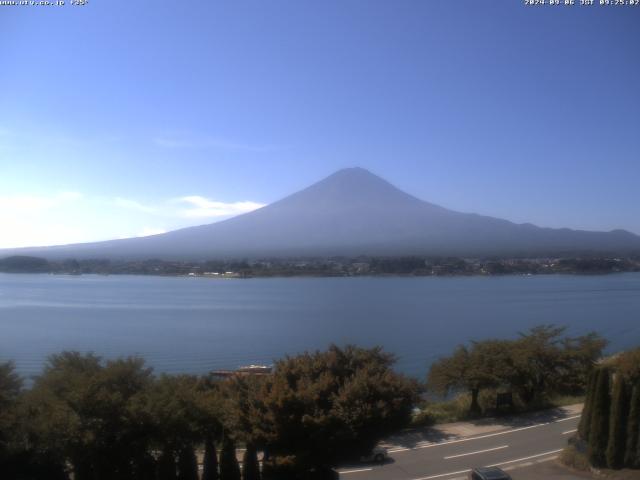 河口湖からの富士山