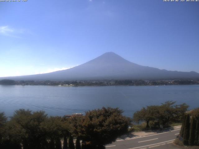 河口湖からの富士山