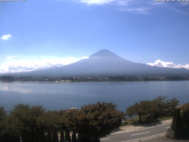 河口湖からの富士山