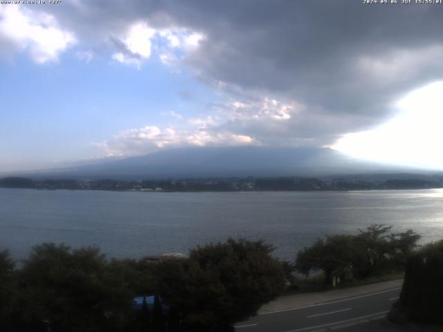 河口湖からの富士山