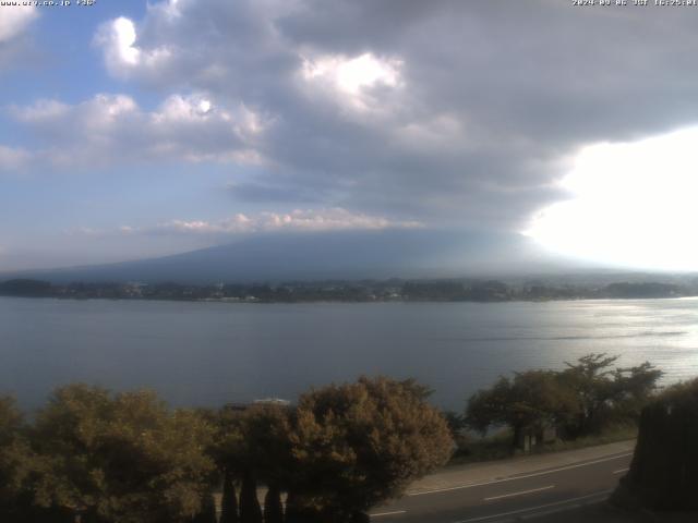 河口湖からの富士山