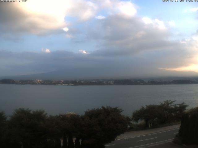 河口湖からの富士山