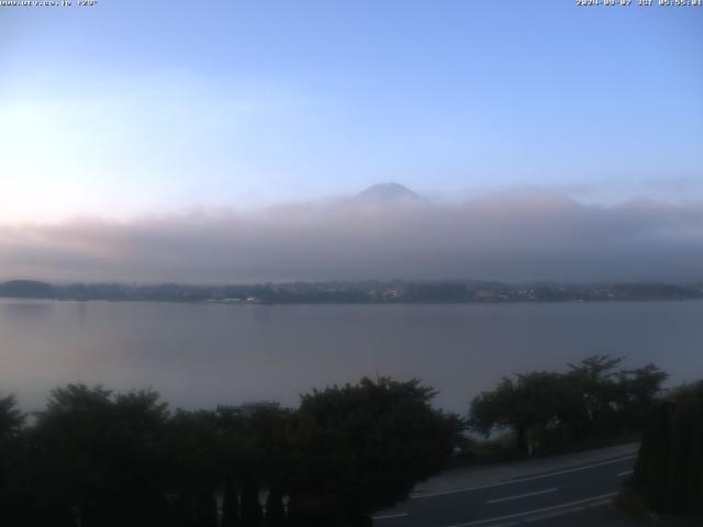 河口湖からの富士山