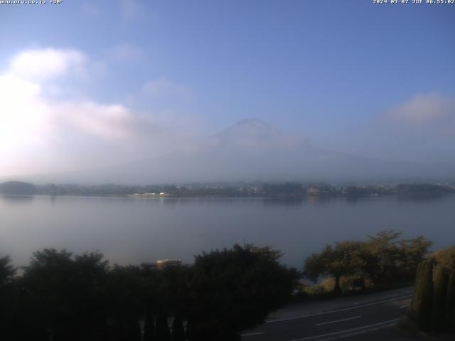 河口湖からの富士山