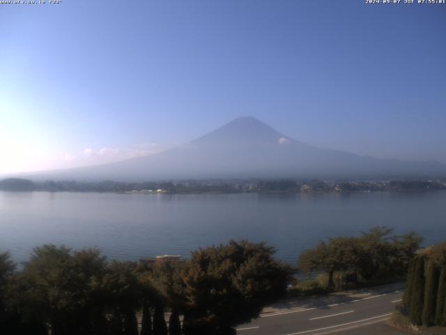 河口湖からの富士山