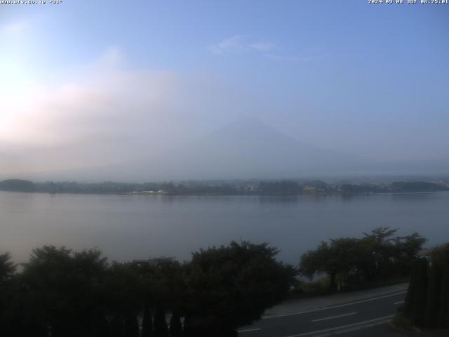 河口湖からの富士山