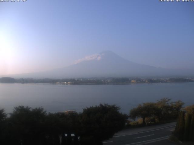 河口湖からの富士山