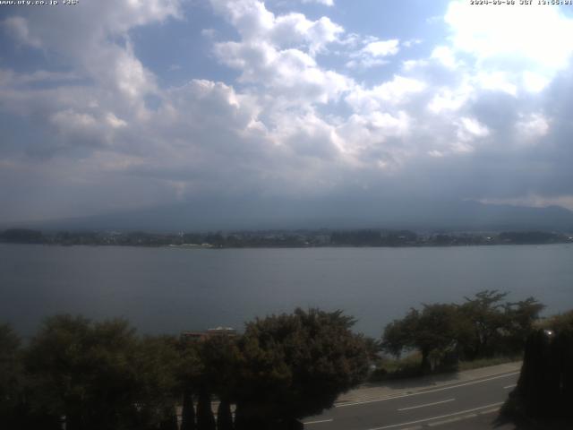 河口湖からの富士山