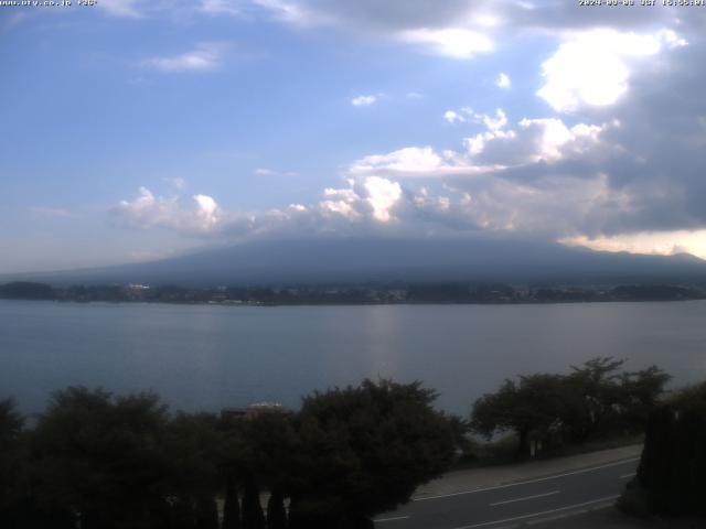 河口湖からの富士山