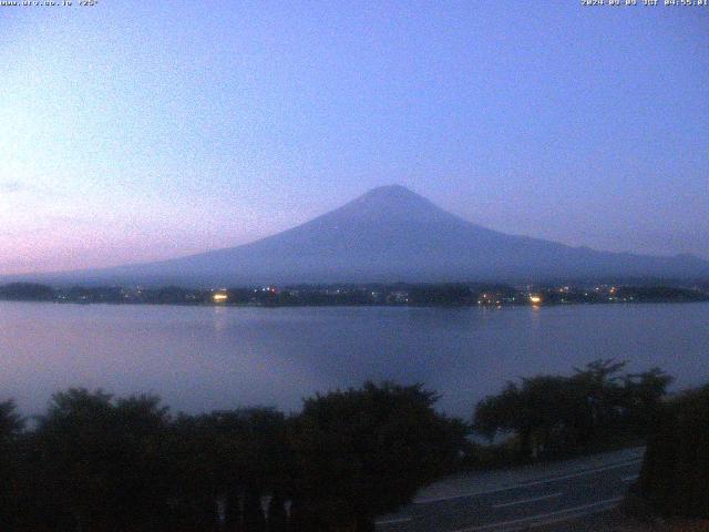 河口湖からの富士山