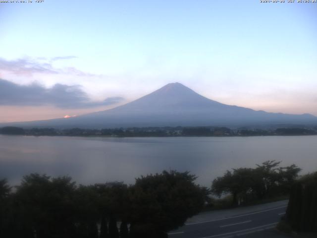 河口湖からの富士山