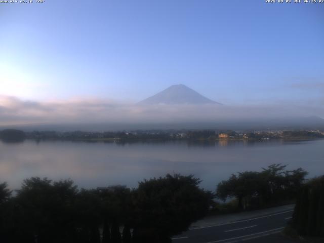 河口湖からの富士山