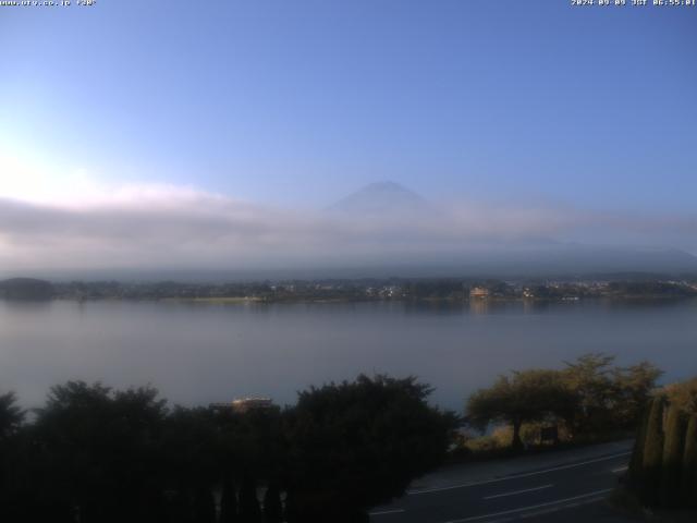 河口湖からの富士山