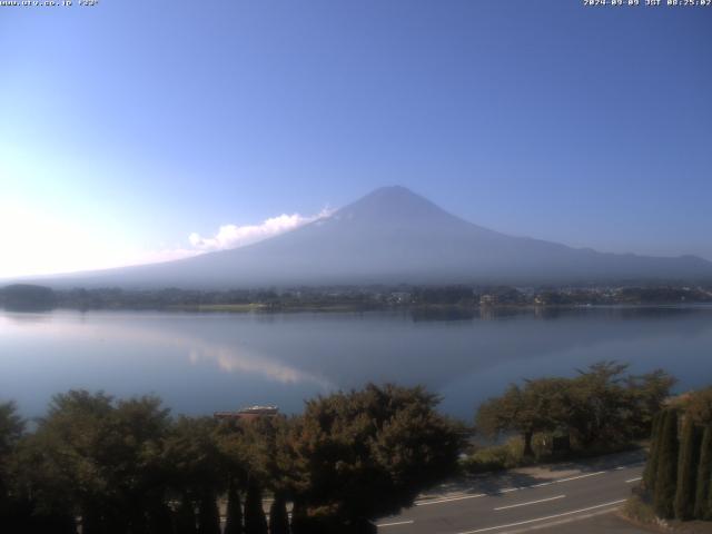 河口湖からの富士山