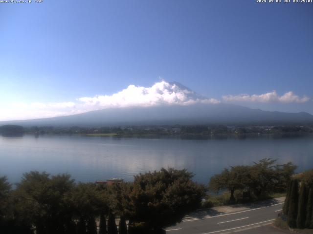 河口湖からの富士山