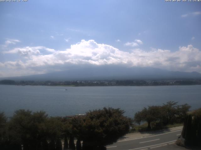 河口湖からの富士山