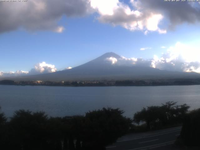 河口湖からの富士山