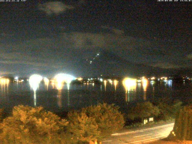 河口湖からの富士山