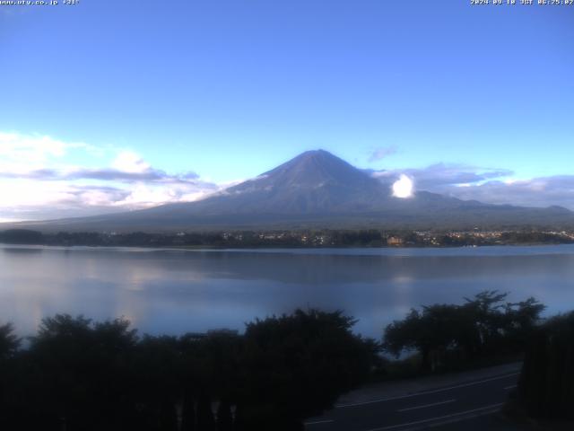 河口湖からの富士山