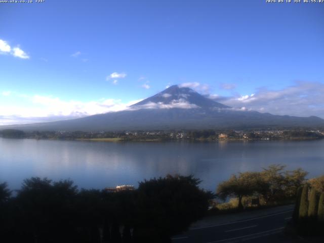 河口湖からの富士山