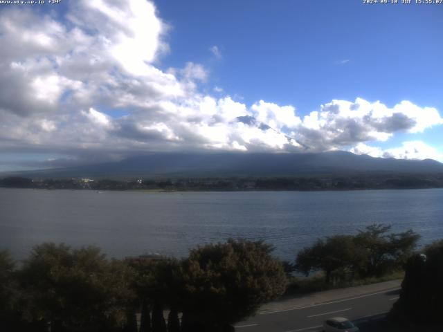 河口湖からの富士山