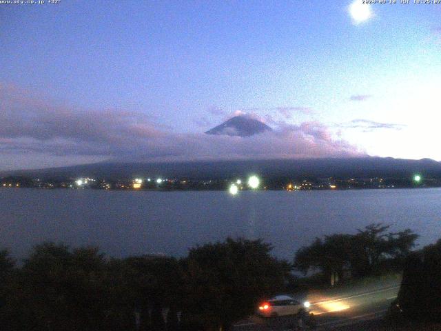 河口湖からの富士山