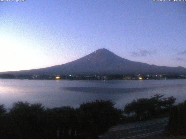 河口湖からの富士山