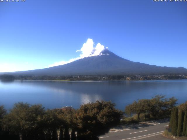 河口湖からの富士山