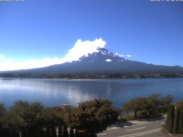 河口湖からの富士山