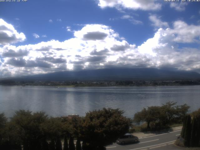 河口湖からの富士山