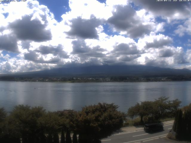 河口湖からの富士山