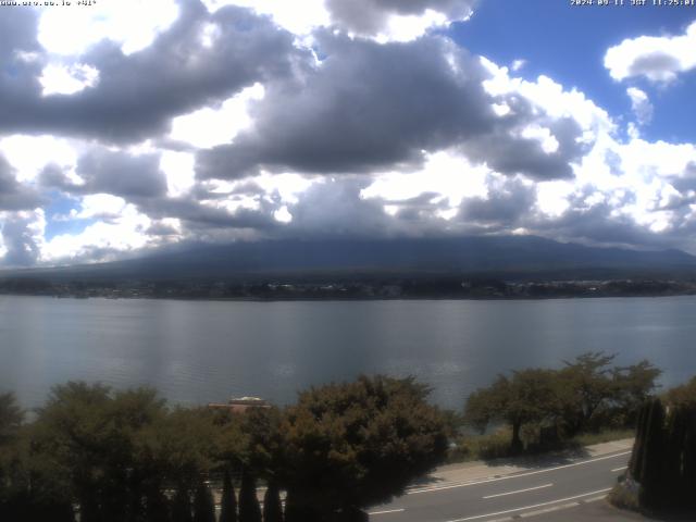 河口湖からの富士山