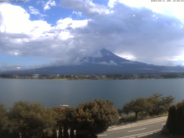 河口湖からの富士山