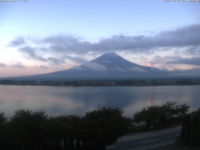 河口湖からの富士山