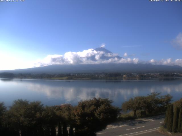 河口湖からの富士山