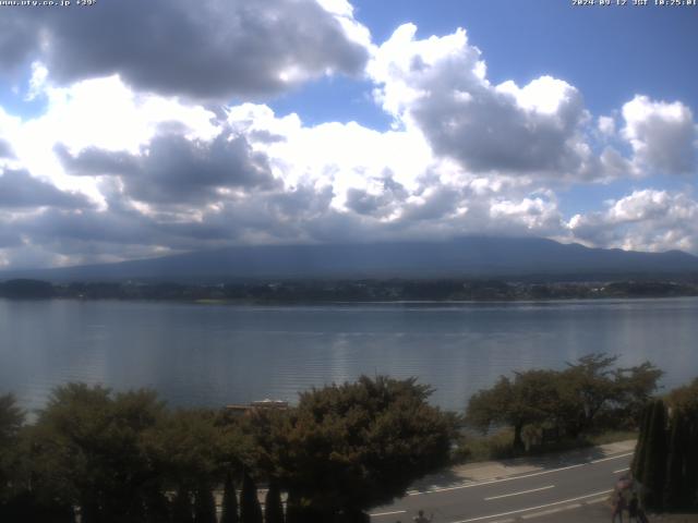 河口湖からの富士山