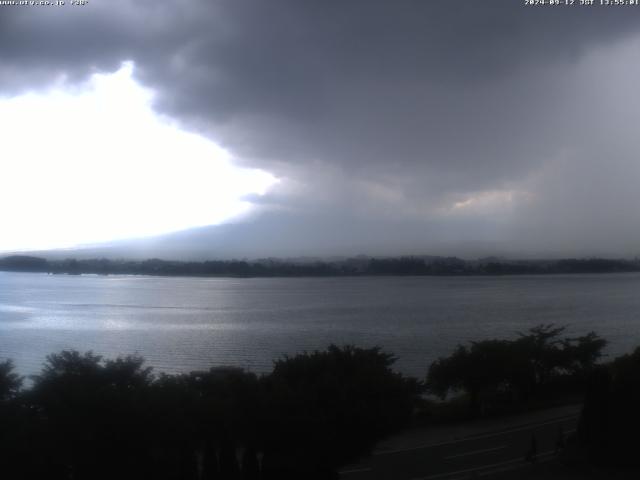 河口湖からの富士山